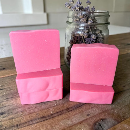 Raspberry Peach | Tallow + Goat's Milk Soap