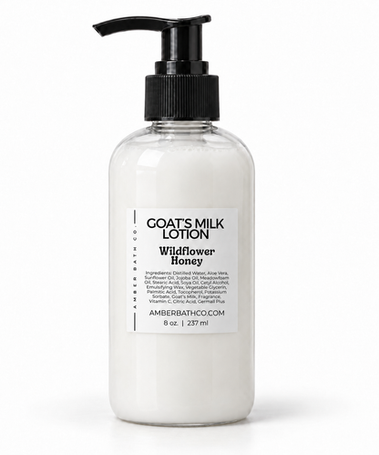 Goat's Milk Lotion | Wildflower Honey | 8 oz. Pump