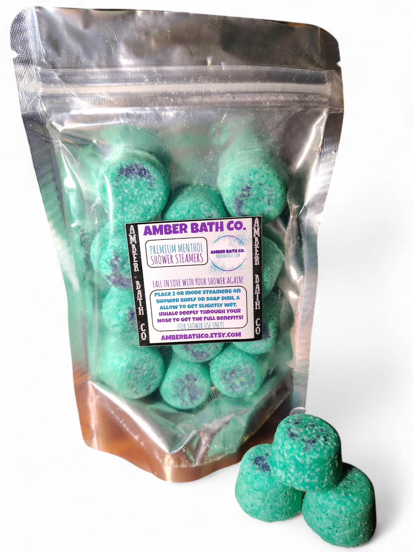 Menthol Shower Steamers | 12 Pack | Choice of Scent