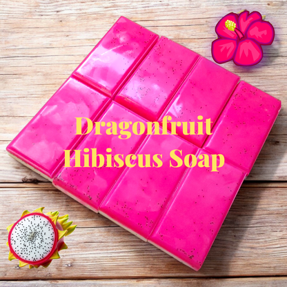 Dragonfruit Hibiscus Goat's Milk Soap