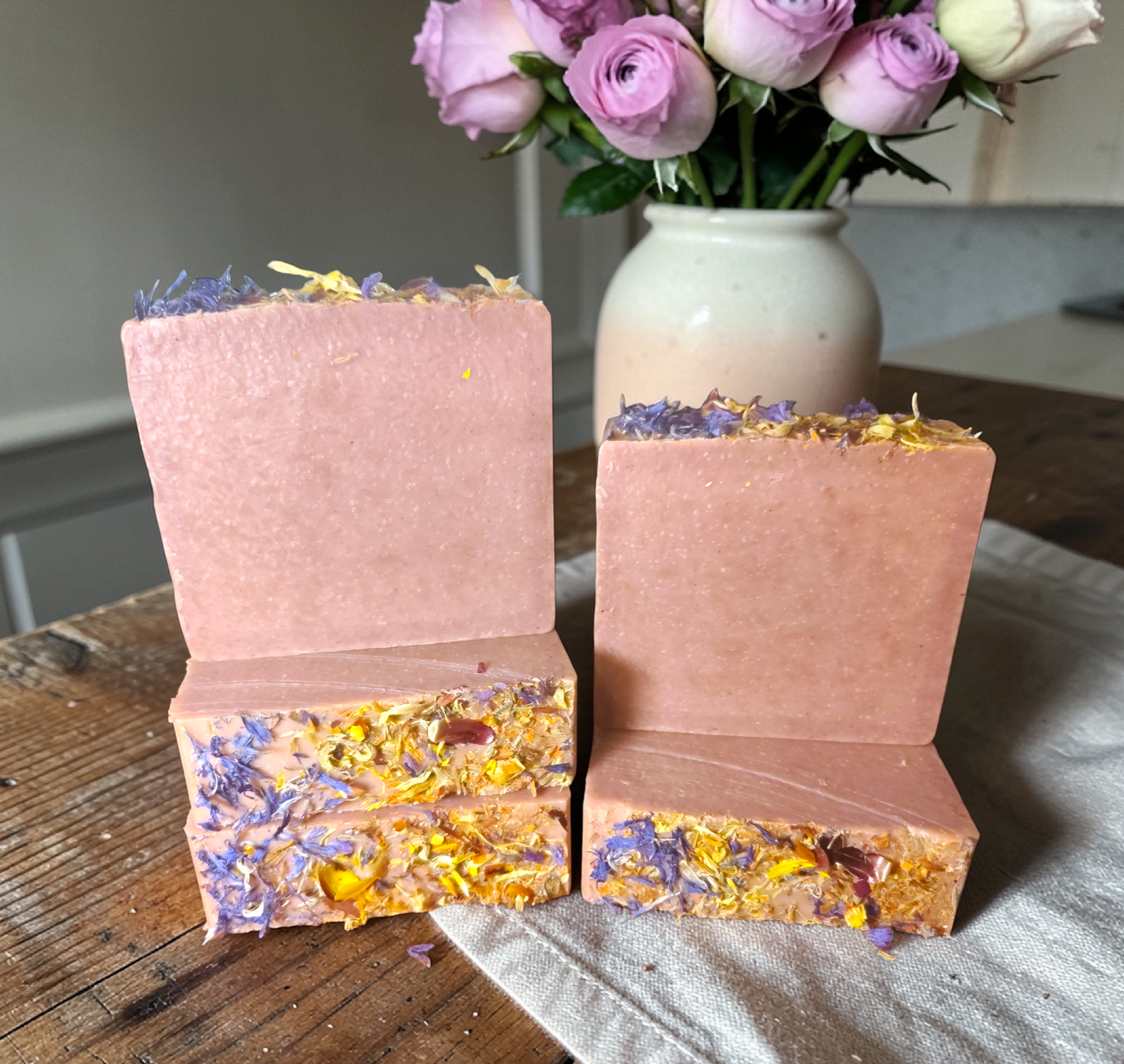 Rose Garden | Essential Oils + Rose Clay Soap