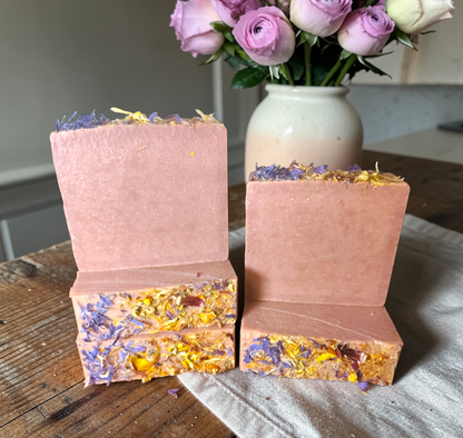 Rose Garden | Essential Oils + Rose Clay Soap