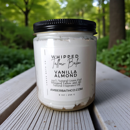 Whipped Grass-Fed Tallow Balm | 9 oz | Choice of Scent