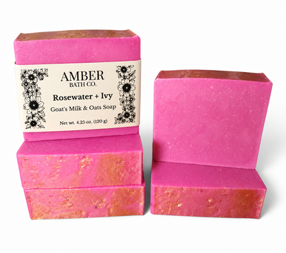 Rosewater + Ivy | Goat's Milk Soap
