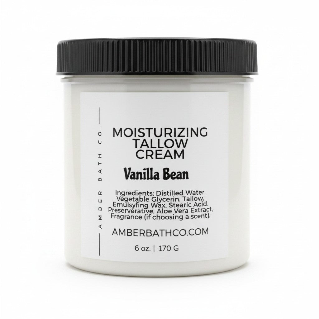 Tallow Body Butter Cream | 6.5 oz. | Silky + Non-Greasy | Choice of Scent