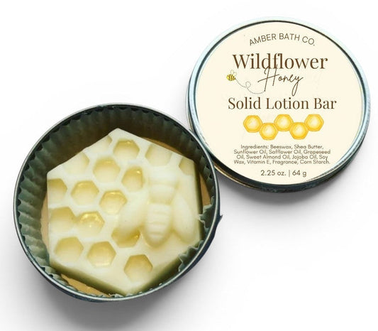 Wildflower Honey Solid Lotion Bar | 2.25 oz.