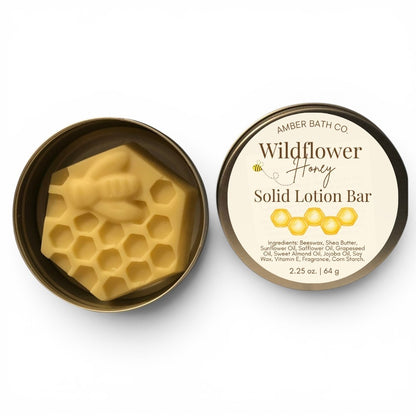 Wildflower Honey Solid Lotion Bar | 2.25 oz.