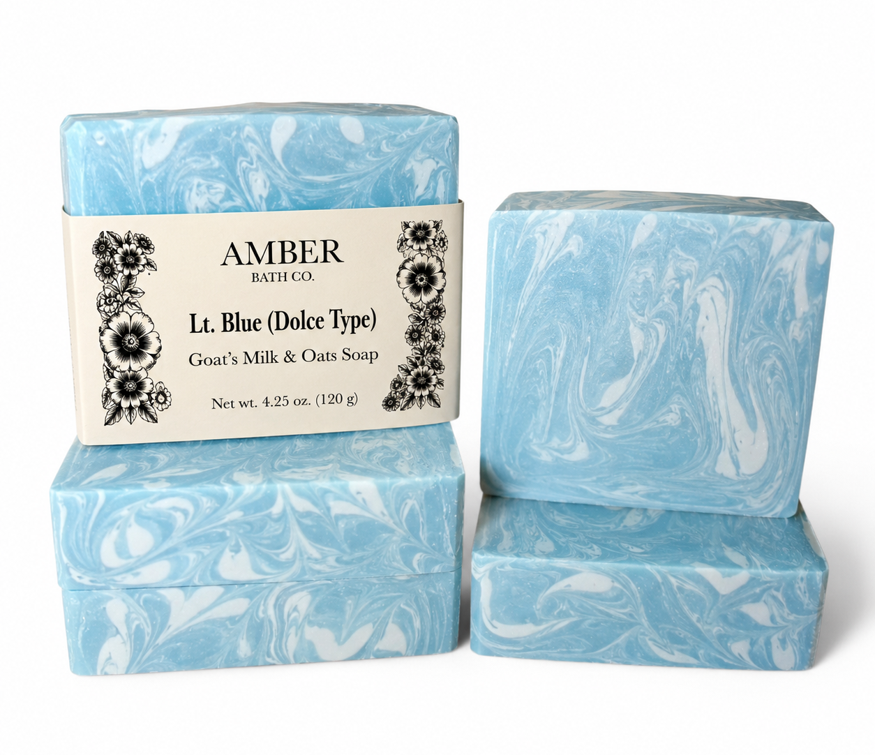 Lt. Blue (Dolce Type) | Goat's Milk+ Tallow Soap
