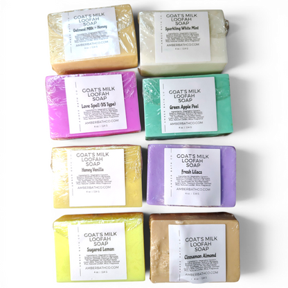 Loofah Goat's Milk Soap | Choice of Scent