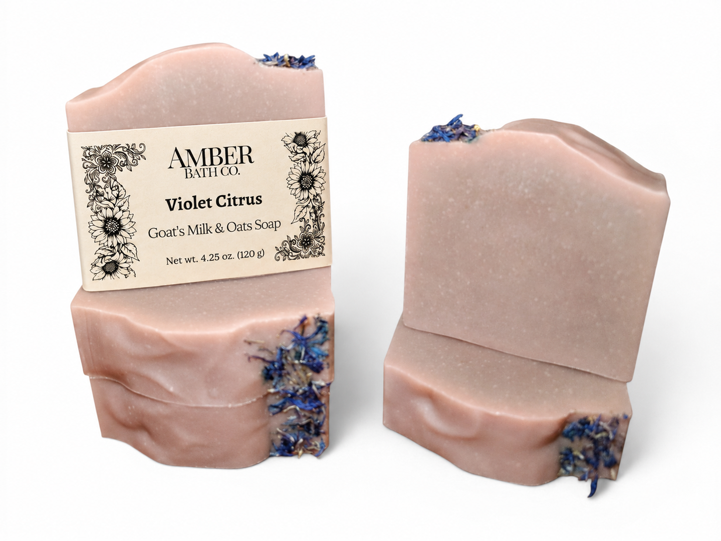 Violet Citrus | Essential Oils, Tallow + Goat's Milk Soap