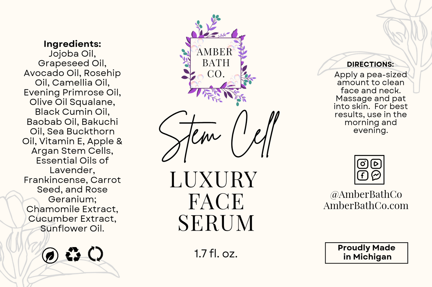 Luxury Stem Cell Face Serum