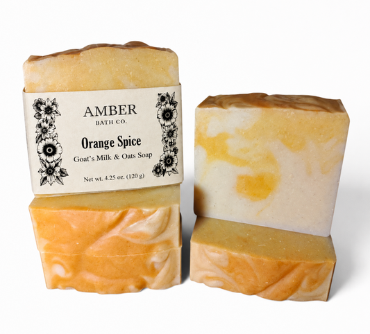 Orange Spice | Goat's Milk, Turmeric + Tallow Soap