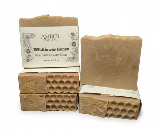 Wildflower Honey | Goat's Milk, Tallow + Shea Butter Soap