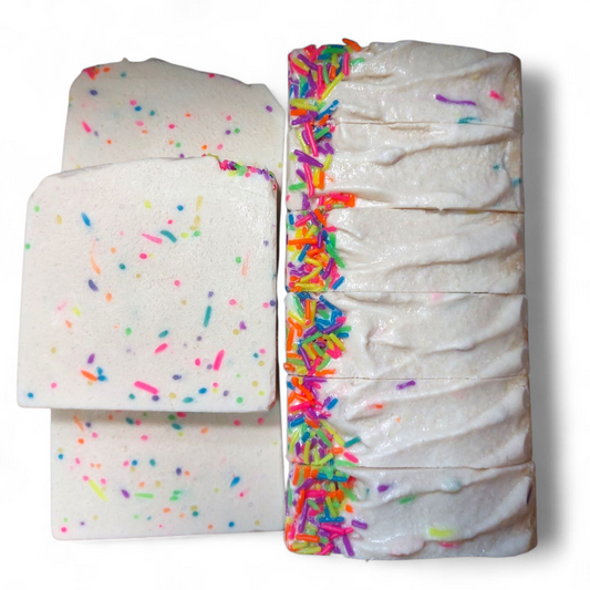 Cherry Confetti Cheesecake Soap