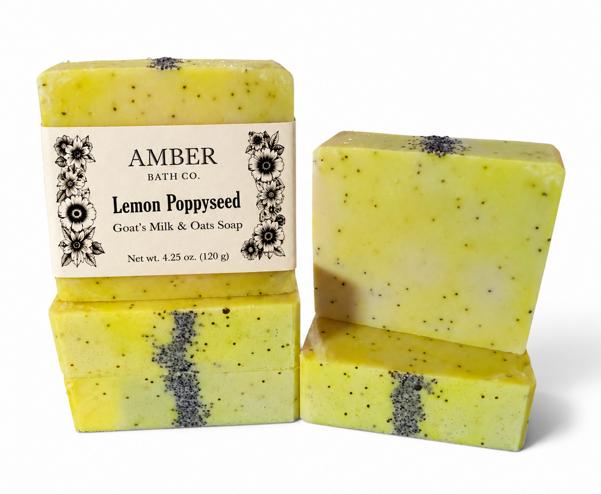 Lemon Poppyseed | Goat's Milk + Tallow Soap