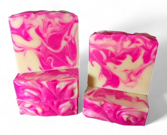 Pink Crystal Goat's Milk Soap