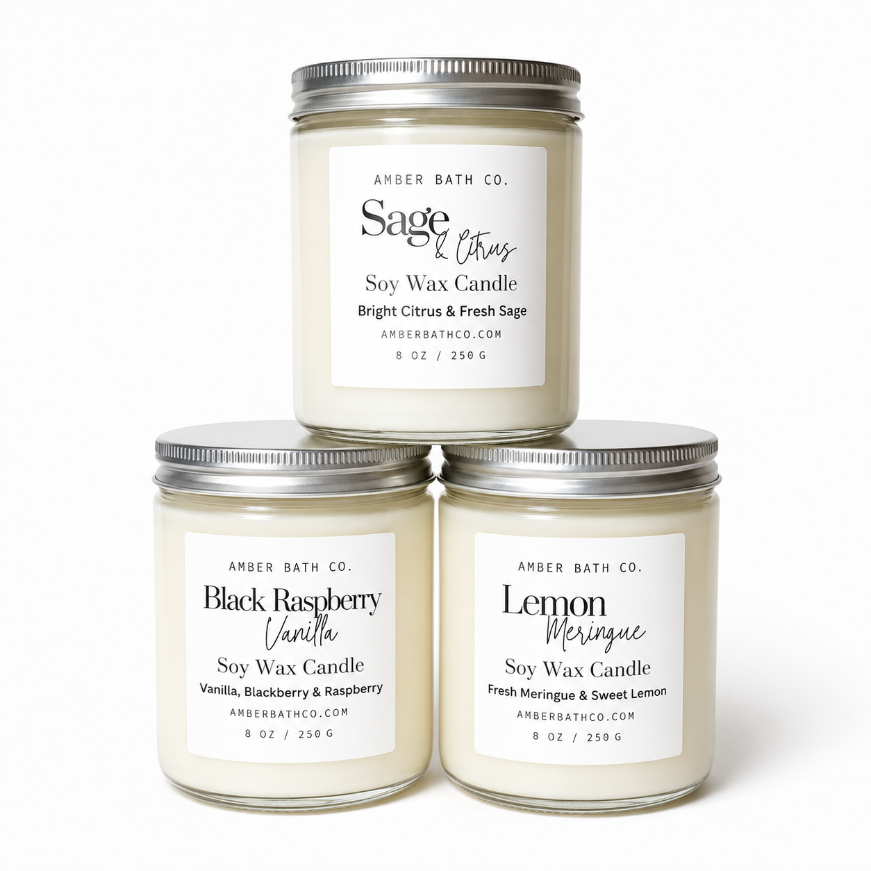 Soy Candles | 8 oz. | Choice of Scent