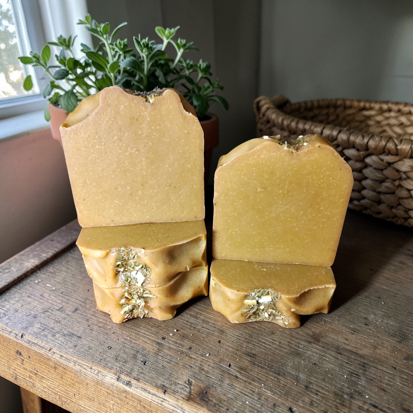 Lemongrass + Rosemary | Essential Oils + Tallow Soap
