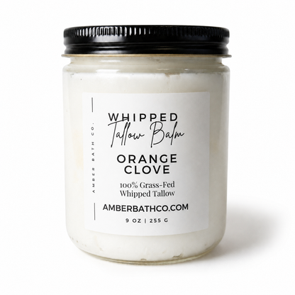 SEASONAL Whipped Grass-Fed Tallow Balm | Fall Collection | 9 oz. | Choice of Scent