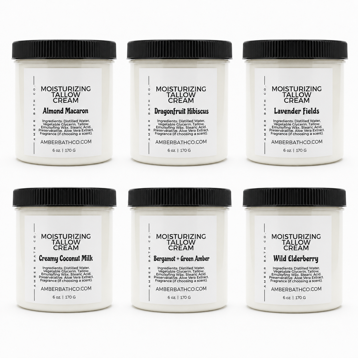 Tallow Body Butter | 6.5 oz. | Silky + Non-Greasy | Choice of Scent