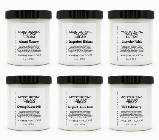 Tallow Body Butter Cream | Silky + Non-Greasy | Choice of Scent