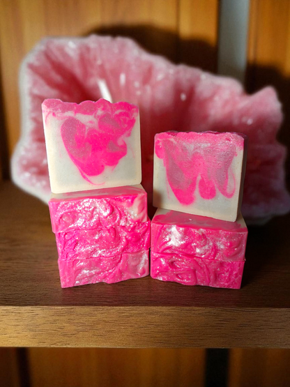 Pink Crystal Soap