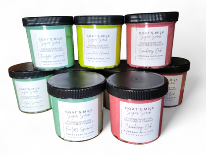 Goat's Milk Foaming Sugar Scrub | Choice of Scent