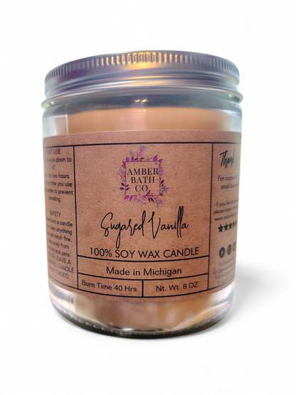 Warm Vanilla Sugar Soy Candle | 8 oz.