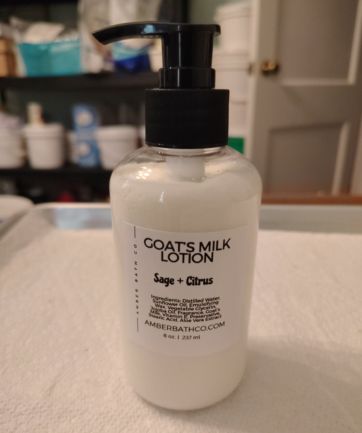 Goat's Milk Lotion | Citrus + Sage | 8 oz. Pump