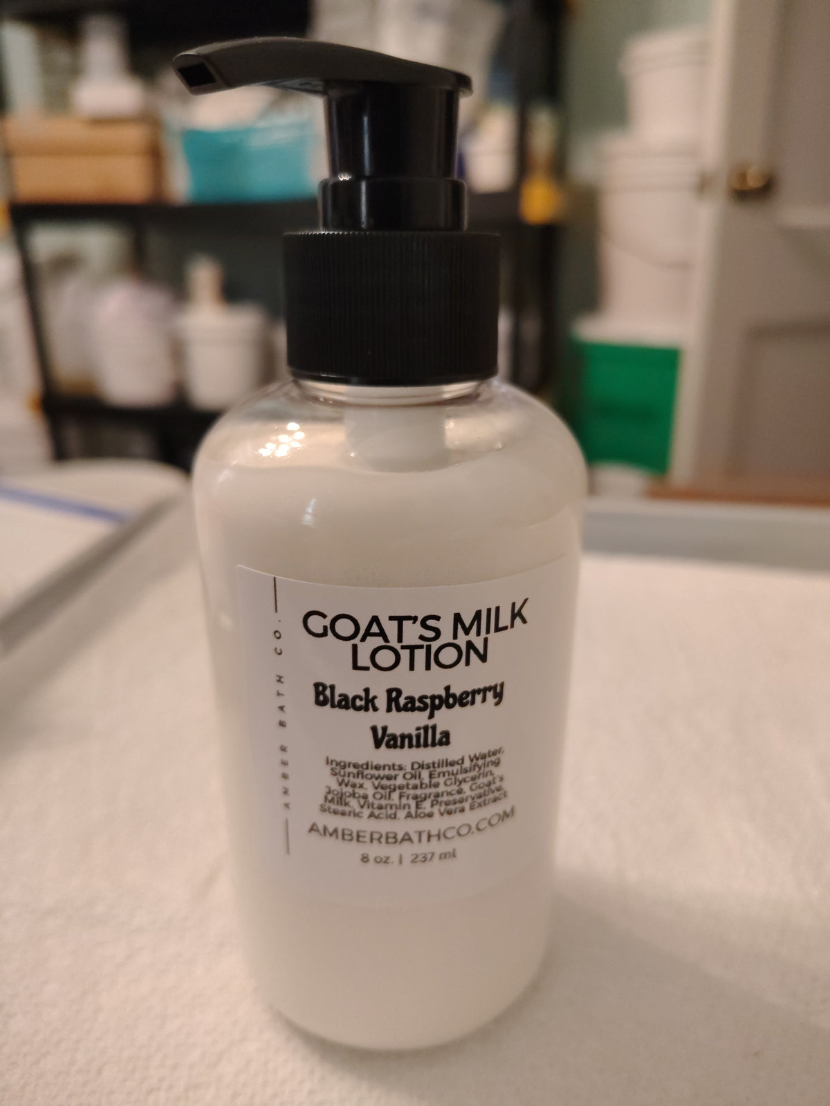 Goat's Milk Lotion | Black Raspberry Vanilla | 8 oz. Pump
