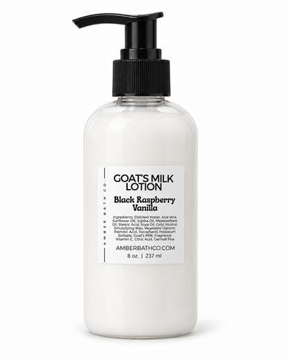Goat's Milk Lotion | Black Raspberry Vanilla | 8 oz. Pump