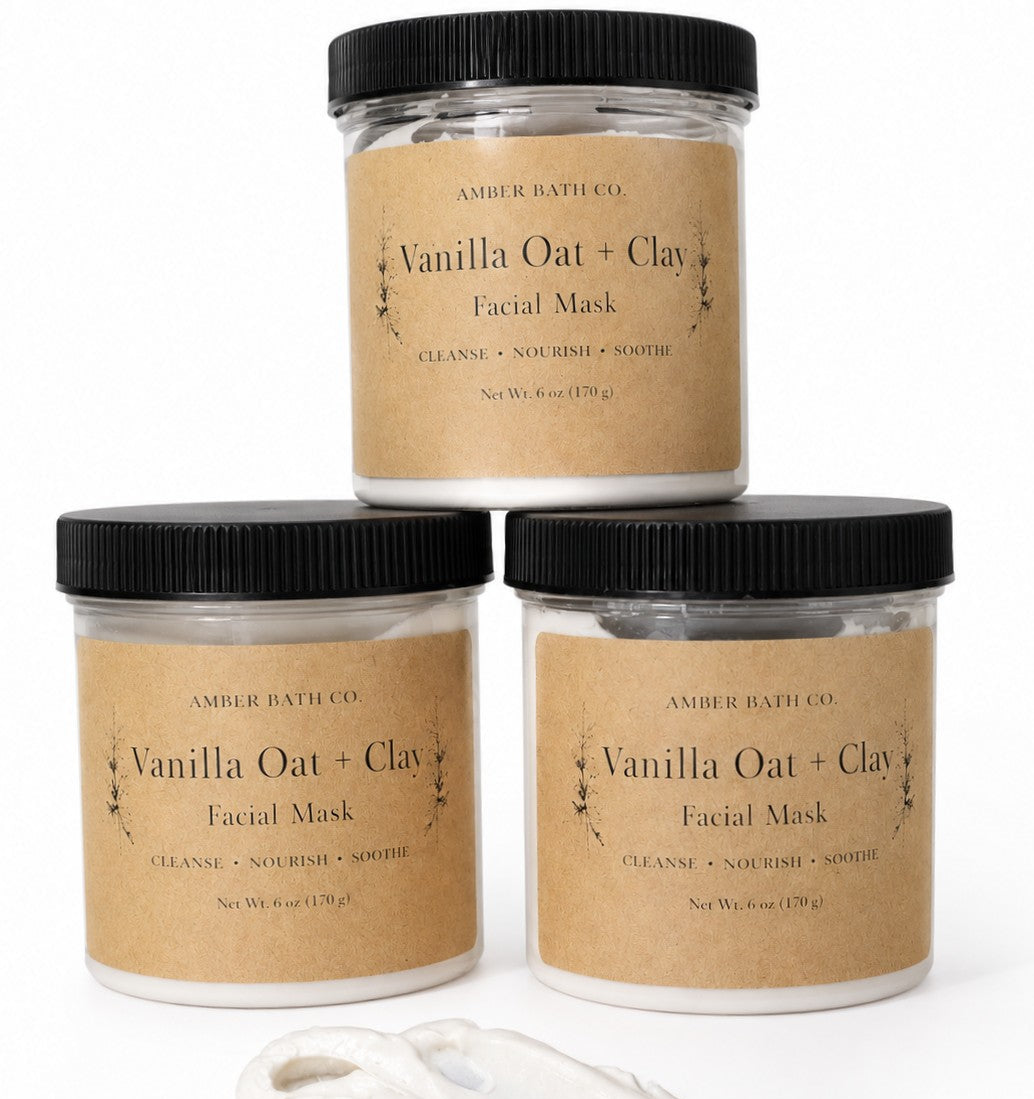 Vanilla Oat + Clay Facial Mask | 6 oz.