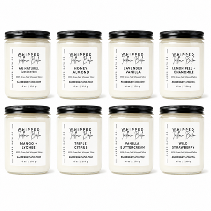 Whipped Grass-Fed Tallow Balm | 6 oz. | Choice of Scent