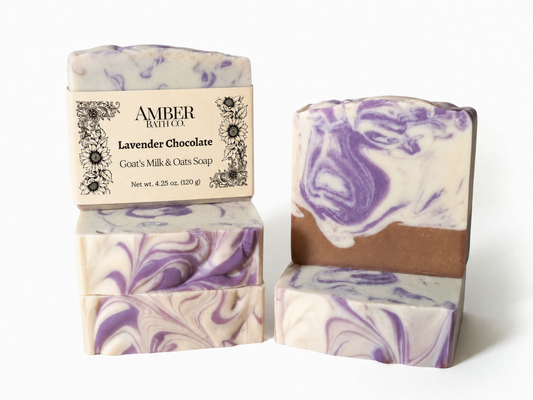 Lavender Chocolate | Goat's Milk + Tallow Soap