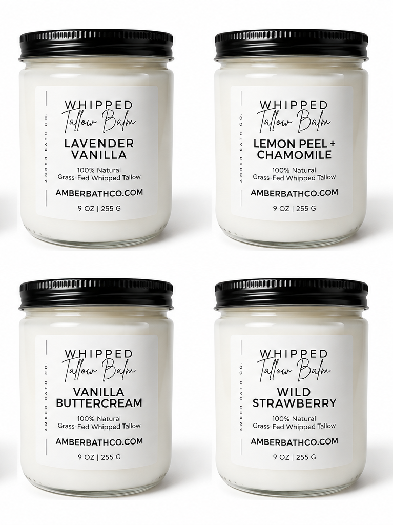 Whipped Grass-Fed Tallow Balm | 9 oz. | Choice of Scent