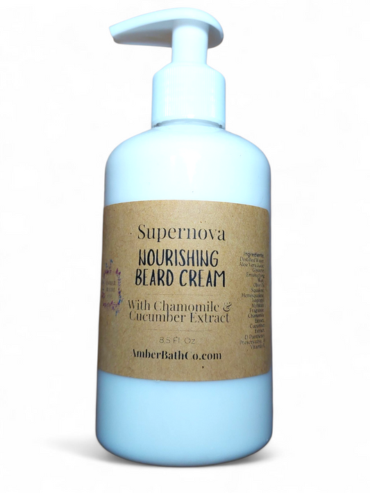 Nourishing Beard Cream - 8.5 oz Pump Bottle
