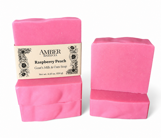 Raspberry Peach | Tallow + Goat's Milk Soap