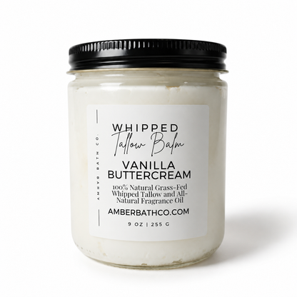 Whipped Tallow | Vanilla Buttercream | Grass-Fed, 9 oz.