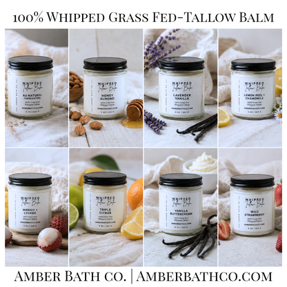 Whipped Tallow | Mango + Lychee | Grass-Fed, 9 oz.