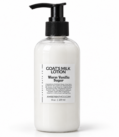 Goat's Milk Lotion | Warm Vanilla Sugar | 8 oz. Pump