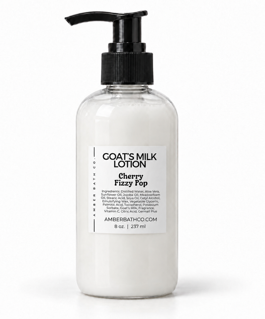 Goat's Milk Lotion | Cherry Fizzy Pop | 8 oz Pump