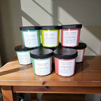 Goat's Milk Foaming Sugar Scrub | Choice of Scent