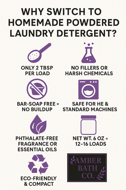 Powerful Laundry Detergent - Highly scented