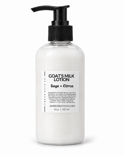 Goat's Milk Lotion | Sage + Citrus | 8 oz. Pump