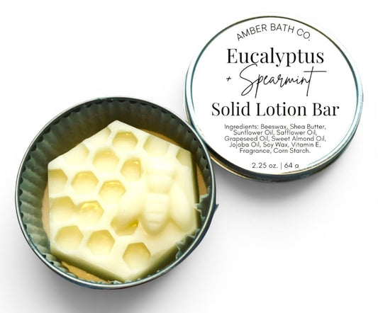 Eucalyptus + Spearmint Solid Lotion Bar | 2.25 oz.