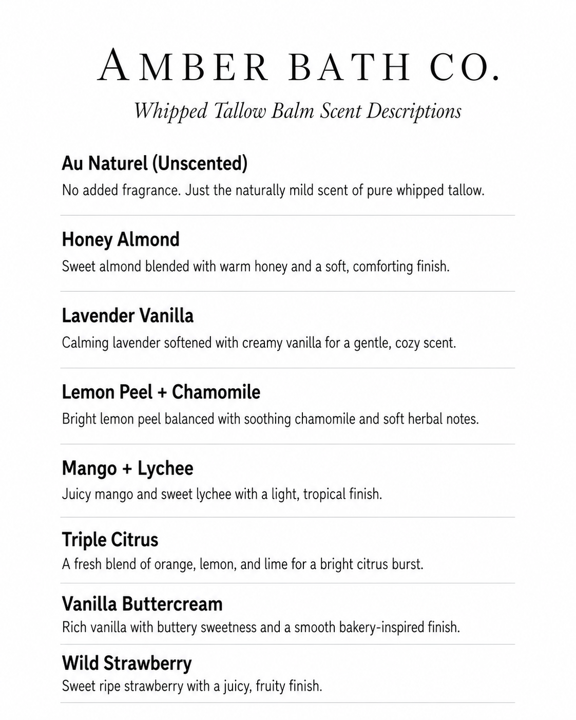 Whipped Grass-Fed Tallow Balm | 9 oz. | Choice of Scent