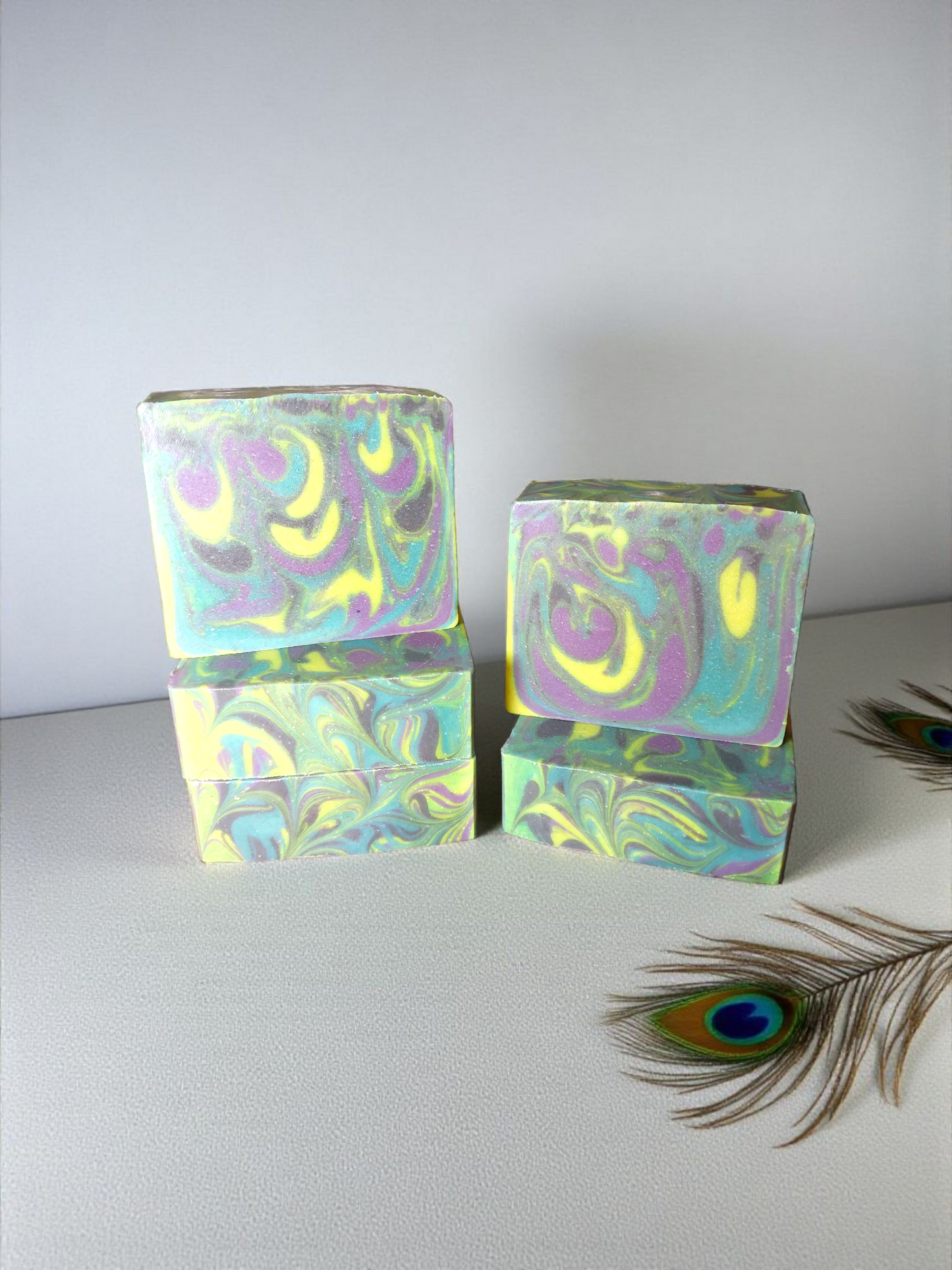 Peacock Feather Tallow Soap