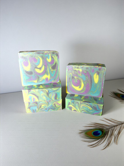 Peacock Feather Tallow Soap