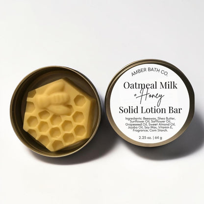 Oatmeal Milk + Honey Solid Lotion Bar | 2.25 oz.
