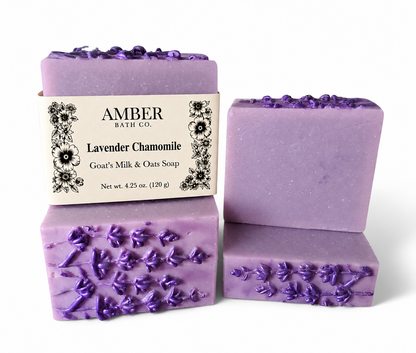 Lavender + Chamomile | Goat's Milk + Tallow Soap